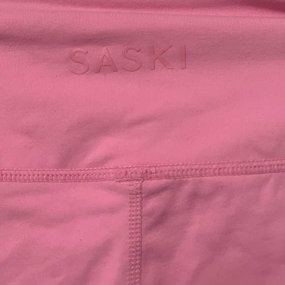 SASKI Pink Yoga High Rise Pants Leggings - Picture 9 of 9